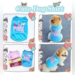 Pet Dog Clothes T Shirt Small Dog Pet Puppy Boy Girl Apparel Size Medium